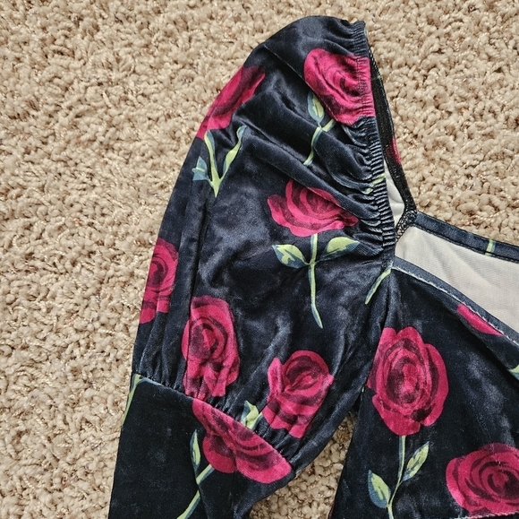 NWT Dolls Kill Delia's Juliet Rose Top - small - Picture 7 of 10